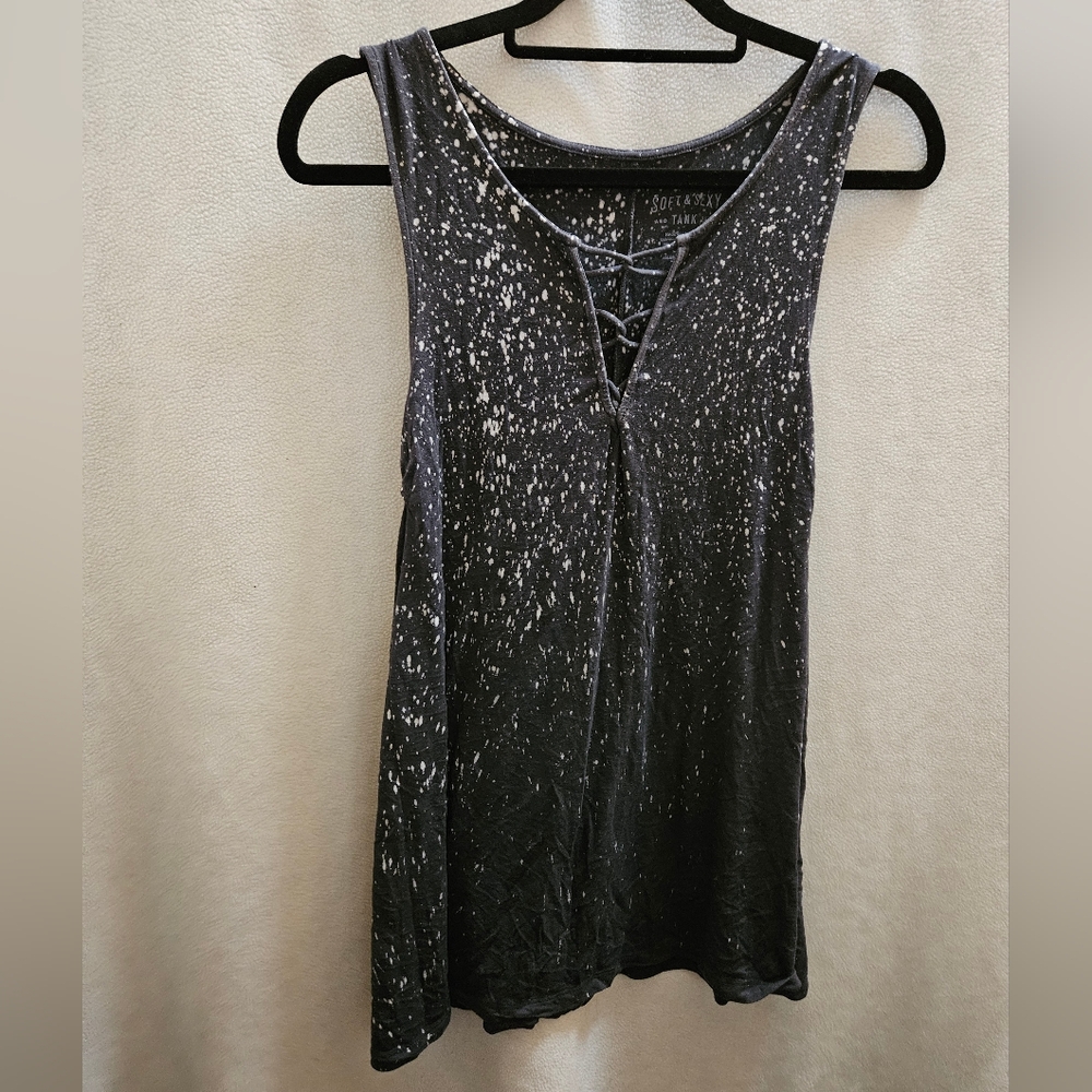 Splatter Flowy Soft & Sexy AE Tank